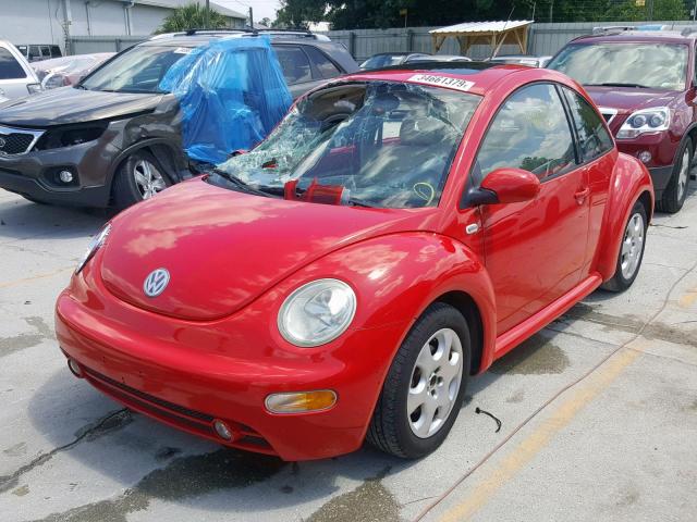 3VWCP21C32M426369 - 2002 VOLKSWAGEN NEW BEETLE Rot Foto 2