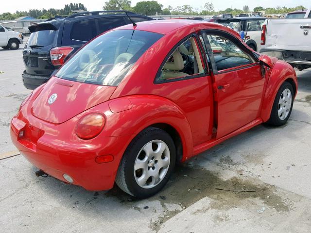 3VWCP21C32M426369 - 2002 VOLKSWAGEN NEW BEETLE Rot Foto 4