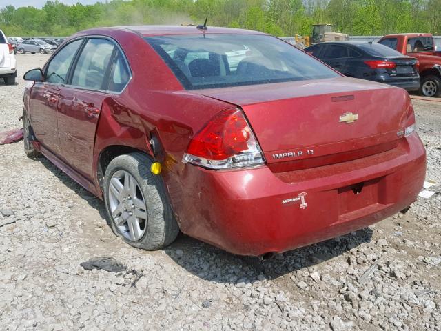 2G1WB5E35F1128714 - 2015 CHEVROLET IMPALA LIM RED photo 3