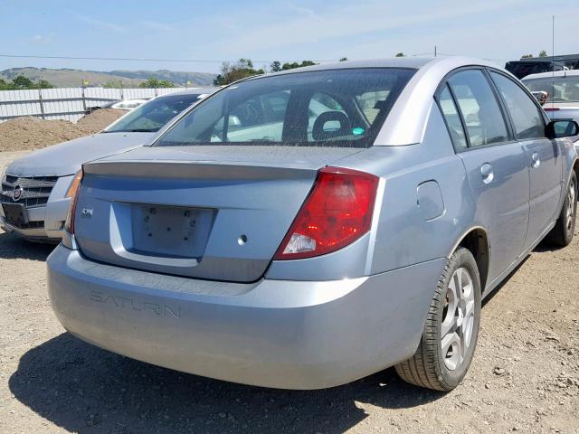 1G8AL52F33Z133856 - 2003 SATURN ION LEVEL BLUE photo 4