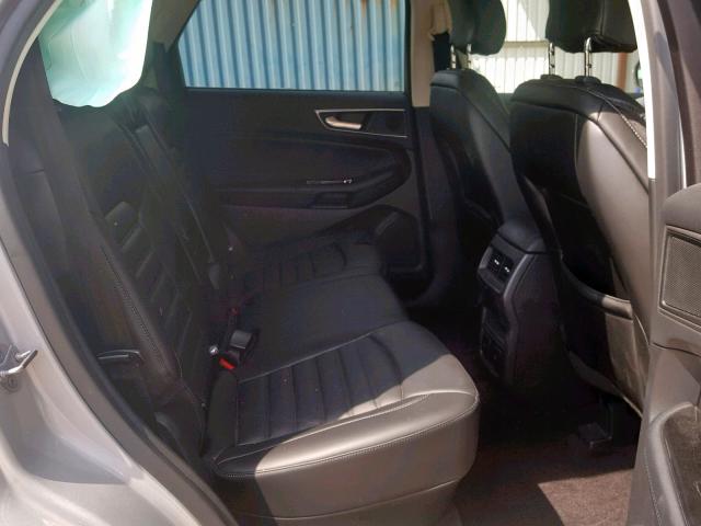 2FMPK4J89GBC33593 - 2016 FORD EDGE SEL SILVER photo 6