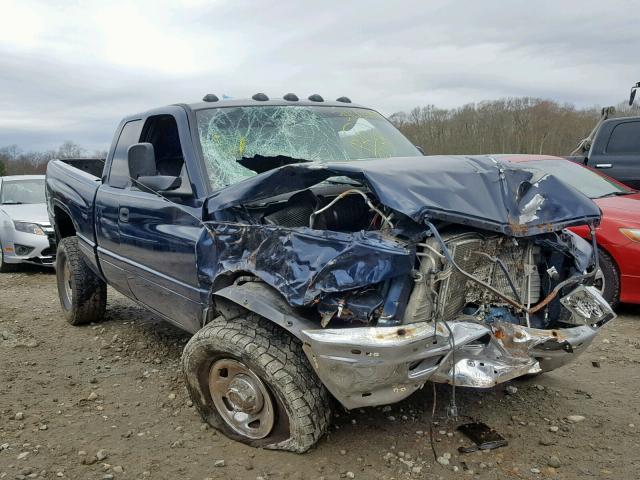 3B7KF23622M287571 - 2002 DODGE RAM 2500 BLUE photo 1