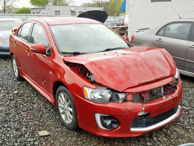 JA32U2FU1GU004661 - 2016 MITSUBISHI LANCER ES RED photo 1