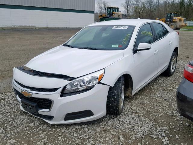 1G11C5SA8GF152655 - 2016 CHEVROLET MALIBU LIM WHITE photo 2