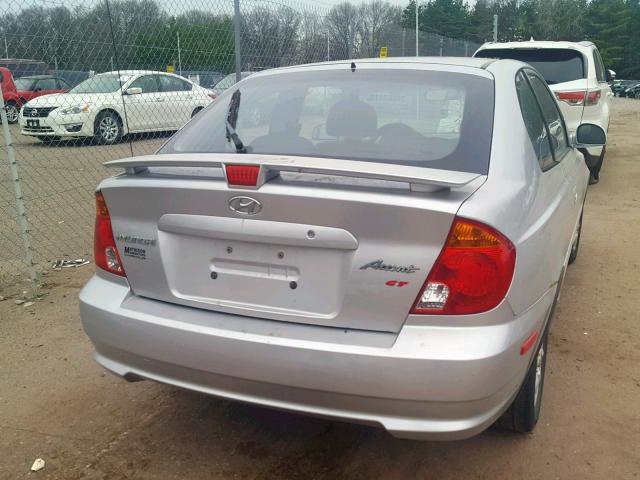 KMHCG35C03U265958 - 2003 HYUNDAI ACCENT GL SILVER photo 9