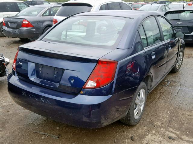 1G8AJ55F97Z191302 - 2007 SATURN ION LEVEL BLUE photo 4