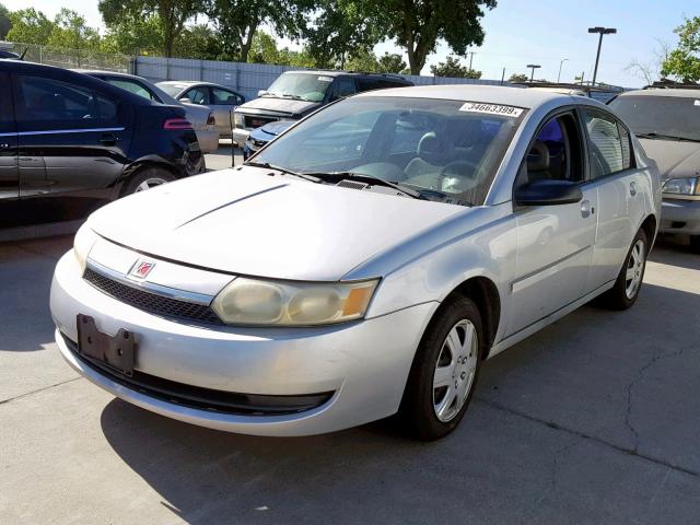 1G8AJ52F53Z150034 - 2003 SATURN ION LEVEL SILVER photo 2