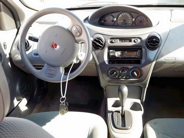 1G8AJ52F53Z150034 - 2003 SATURN ION LEVEL SILVER photo 9