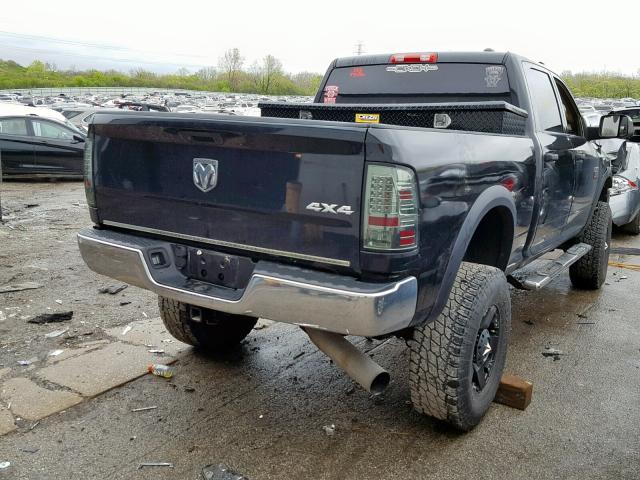 3D7UT2CL6AG146979 - 2010 DODGE RAM 2500 BLACK photo 4