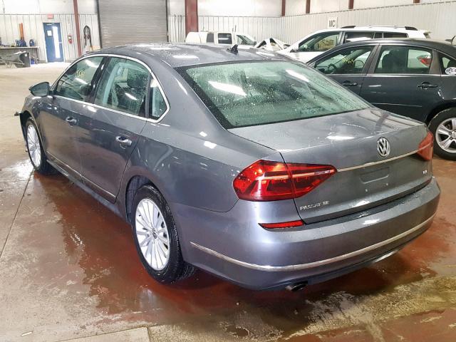 1VWBT7A37HC053741 - 2017 VOLKSWAGEN PASSAT SE GRAY photo 3