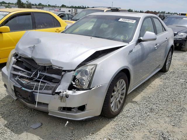 1G6DE5EG3A0111622 - 2010 CADILLAC CTS LUXURY SILVER photo 2