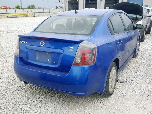 3N1AB61E89L695035 - 2009 NISSAN SENTRA 2.0 BLUE photo 4