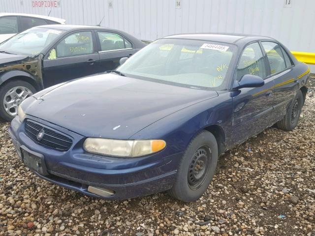 2G4WB52K431156207 - 2003 BUICK REGAL LS BLUE photo 2