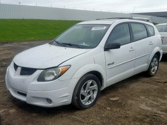 5Y2SN62L93Z428041 - 2003 PONTIAC VIBE GT WHITE photo 2