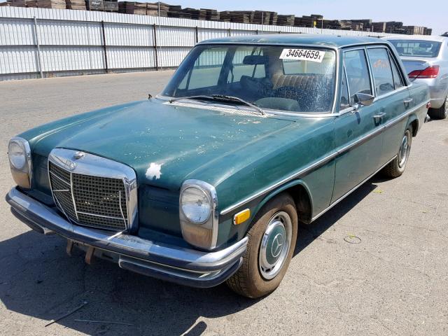 11401012038435 - 1970 MERCEDES-BENZ 250 GREEN photo 2