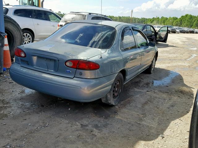 1FALP6533TK103653 - 1996 FORD CONTOUR GL GREEN photo 4
