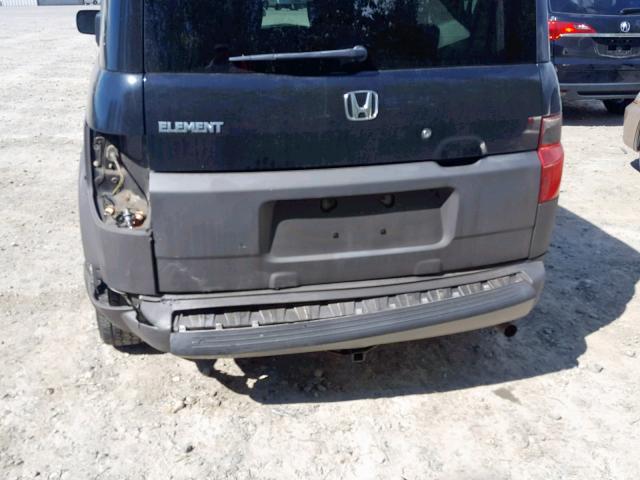 5J6YH286X4L032095 - 2004 HONDA ELEMENT EX BLACK photo 9