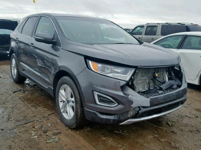 2FMPK3J94HBC27673 - 2017 FORD EDGE SEL GRAY photo 1