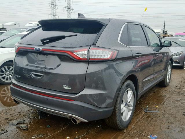 2FMPK3J94HBC27673 - 2017 FORD EDGE SEL GRAY photo 4