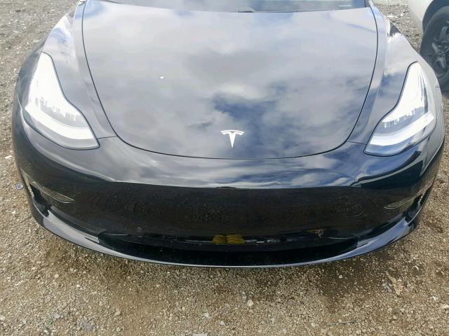 5YJ3E1EA4KF312008 - 2019 TESLA MODEL 3 BLACK photo 7