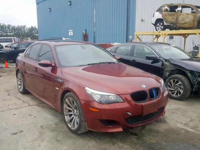 WBSNB93588CX08656 - 2008 BMW M5 RED photo 1