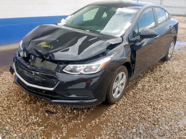 1G1BC5SM8H7131685 - 2017 CHEVROLET CRUZE LS BLACK photo 2