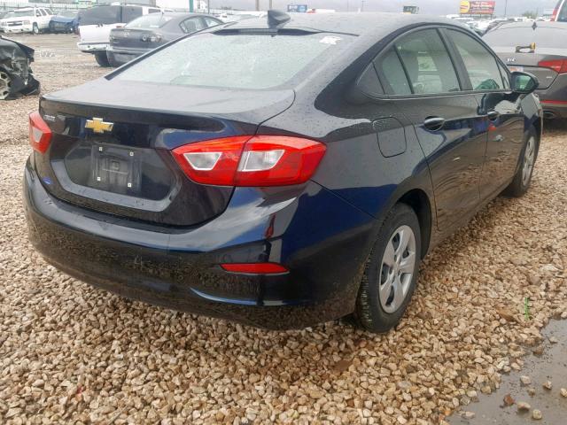 1G1BC5SM8H7131685 - 2017 CHEVROLET CRUZE LS BLACK photo 4