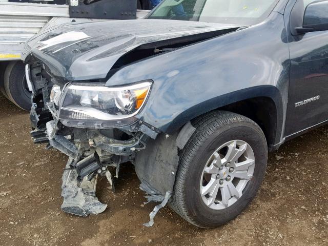 1GCGTCEN2J1101936 - 2018 CHEVROLET COLORADO L GRAY photo 9