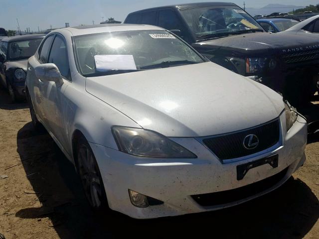 JTHBK262X65000511 - 2006 LEXUS IS 250 WHITE photo 1