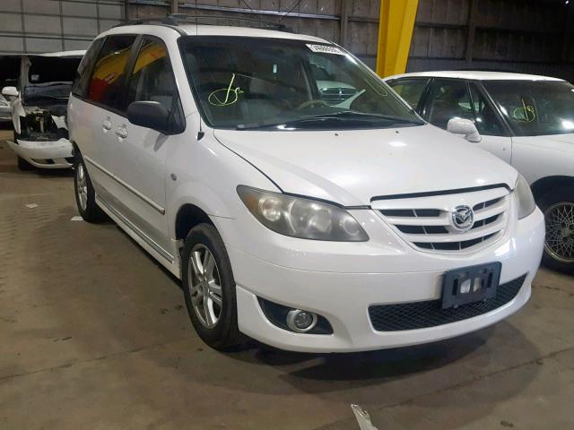 JM3LW28A840506631 - 2004 MAZDA MPV WAGON WHITE photo 1