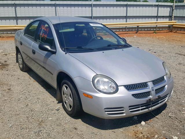 1B3ES26CX3D256805 - 2003 DODGE NEON SE SILVER photo 1