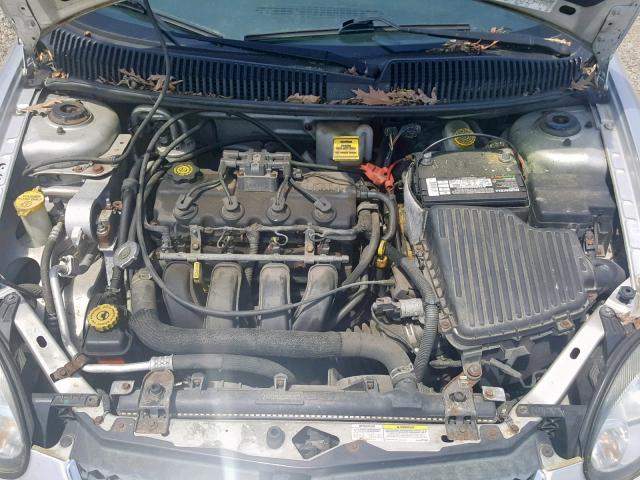 1B3ES26CX3D256805 - 2003 DODGE NEON SE SILVER photo 7