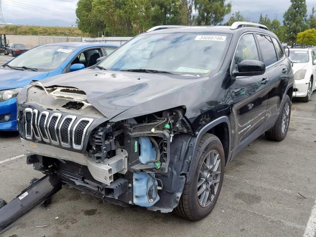 1C4PJMDB5HW511453 - 2017 JEEP CHEROKEE L BLACK photo 2