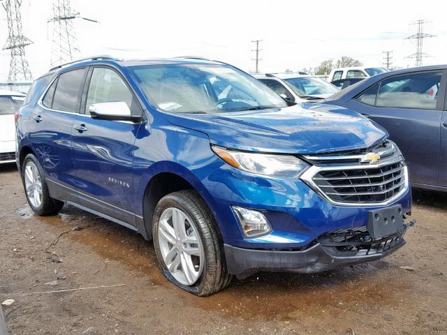 2GNAXXEV8K6161839 - 2019 CHEVROLET EQUINOX PR BLUE photo 1