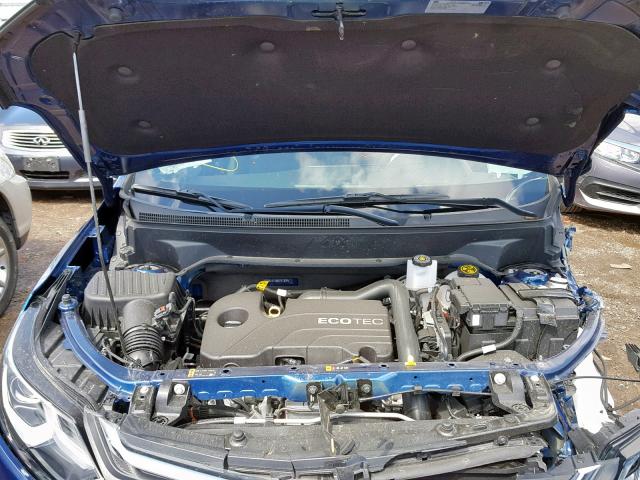 2GNAXXEV8K6161839 - 2019 CHEVROLET EQUINOX PR BLUE photo 7