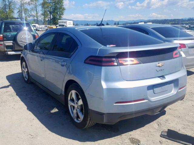 1G1RA6E43DU112138 - 2013 CHEVROLET VOLT BLUE photo 3