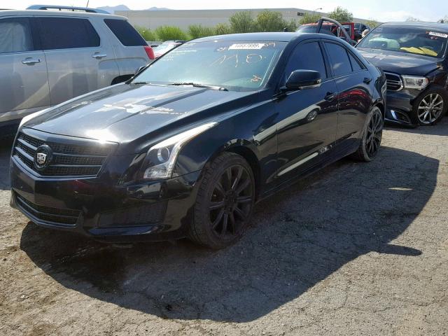 1G6AB5RXXD0124863 - 2013 CADILLAC ATS LUXURY BLACK photo 2