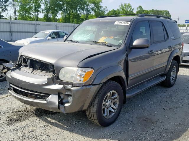 5TDBT48A76S276024 - 2006 TOYOTA SEQUOIA LI GRAY photo 2