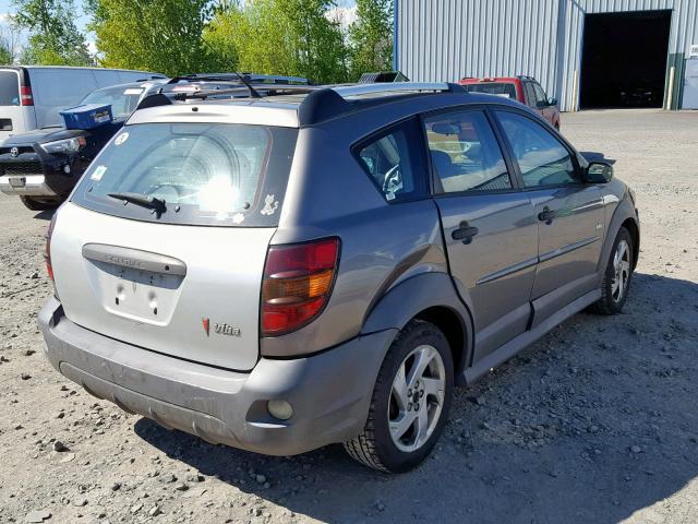 5Y2SL62854Z463212 - 2004 PONTIAC VIBE GRAY photo 4