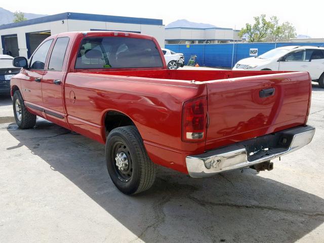 3D7KR28C85G824927 - 2005 DODGE RAM 2500 S 红色 照片 3