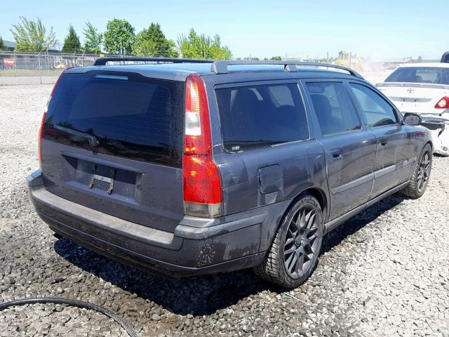 YV1SW53D042390167 - 2004 VOLVO V70 T5 TUR GRAY photo 4