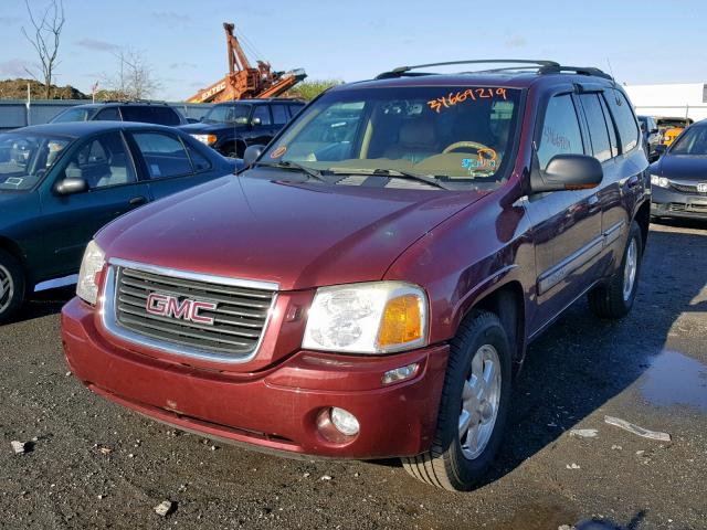 1GKDT13S932193774 - 2003 GMC ENVOY BURGUNDY photo 2