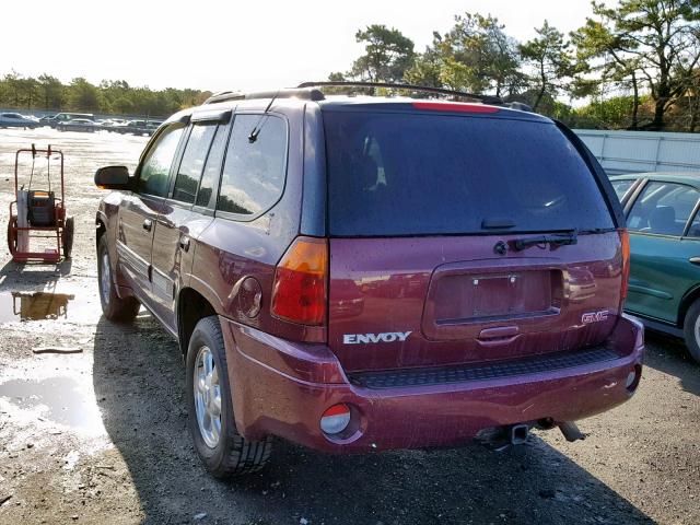 1GKDT13S932193774 - 2003 GMC ENVOY BURGUNDY photo 3