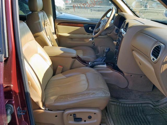 1GKDT13S932193774 - 2003 GMC ENVOY BURGUNDY photo 5