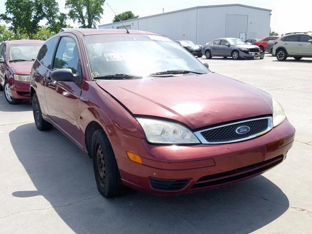 1FAFP31N16W213150 - 2006 FORD FOCUS ZX3 BURGUNDY photo 1