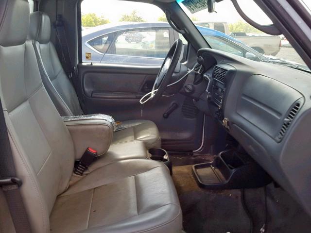 1FTYR10D37PA03784 - 2007 FORD RANGER WHITE photo 5