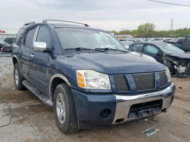 5N1AA08B44N709624 - 2004 NISSAN ARMADA SE GREEN photo 1