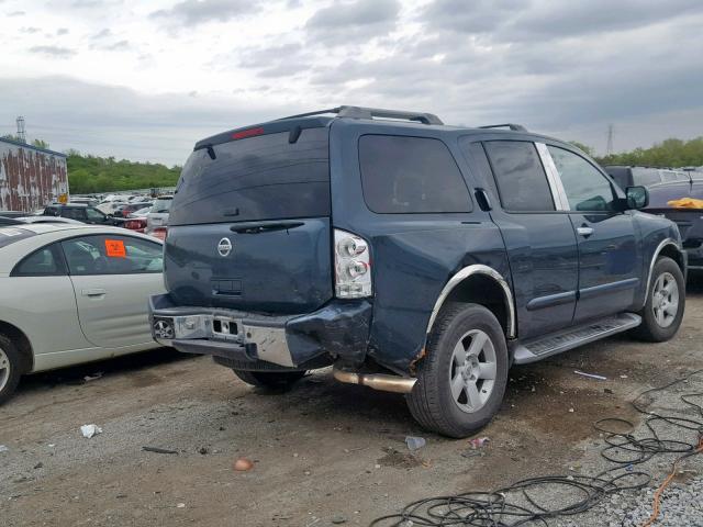 5N1AA08B44N709624 - 2004 NISSAN ARMADA SE GREEN photo 4