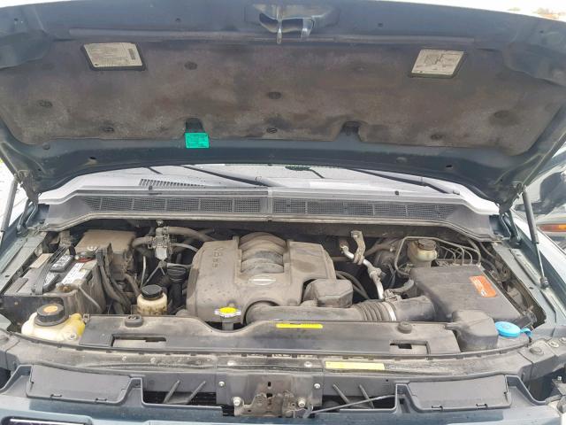 5N1AA08B44N709624 - 2004 NISSAN ARMADA SE GREEN photo 7