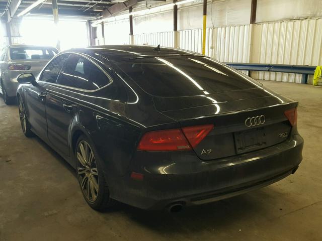 WAUSGAFC0CN010690 - 2012 AUDI A7 PRESTIG BLACK photo 3